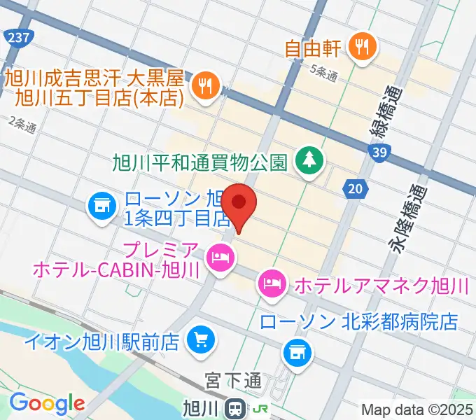関音楽教室の地図