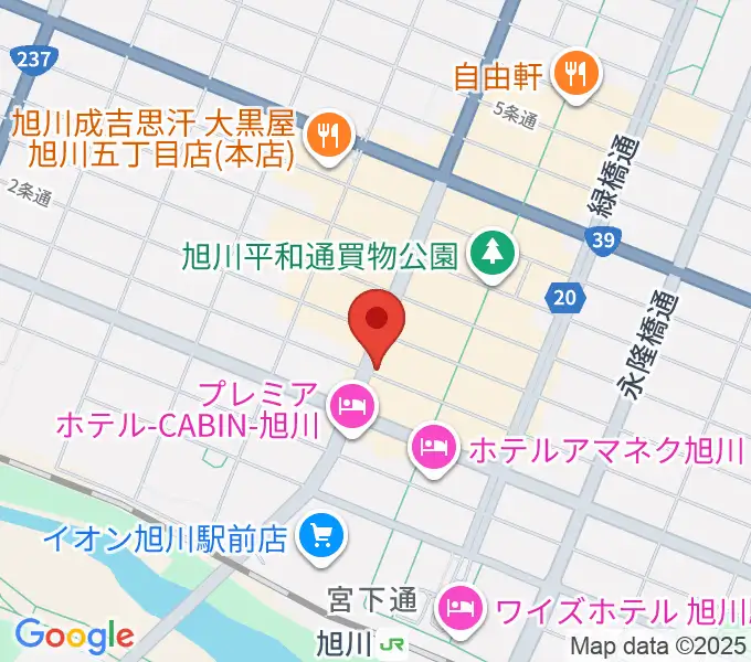 関音楽教室の地図