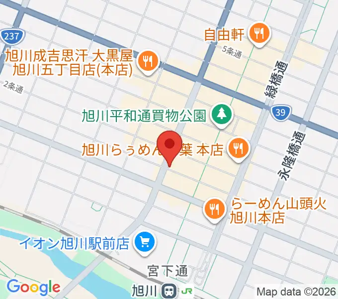 関音楽教室の地図