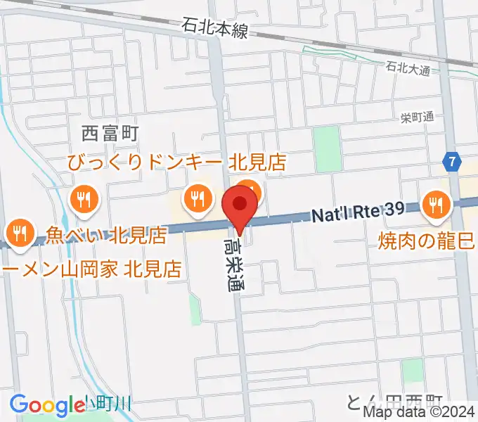 タケダ楽器の地図