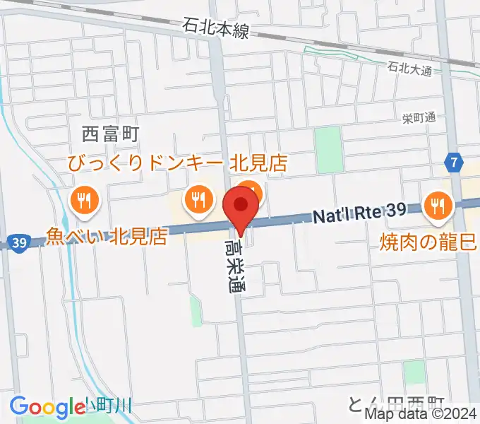 タケダ楽器の地図