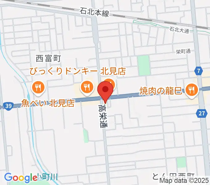 タケダ楽器の地図