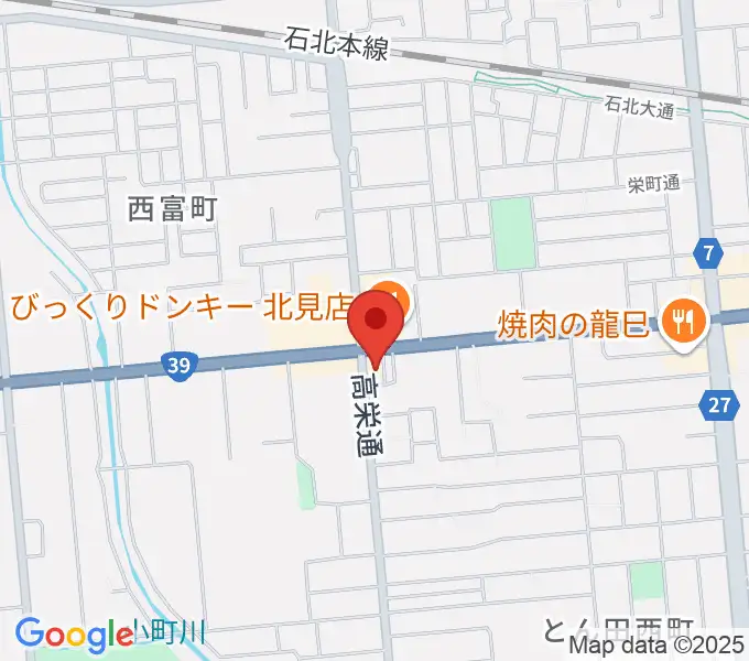 タケダ楽器の地図