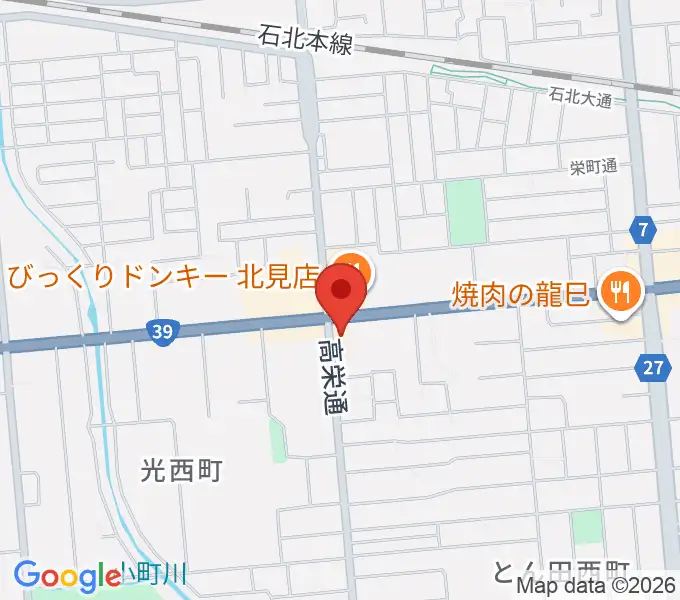 タケダ楽器の地図