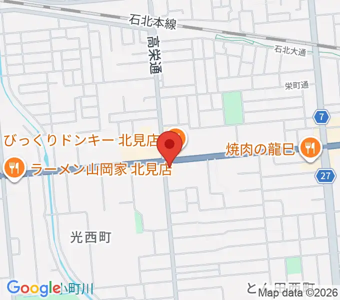 タケダ楽器の地図