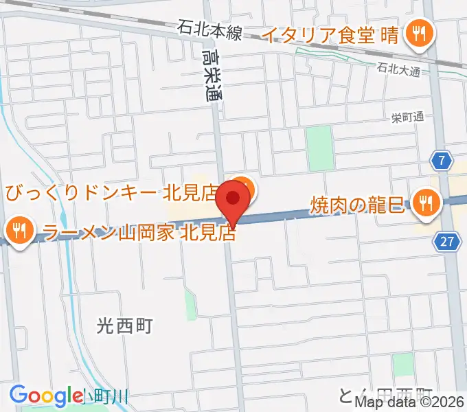 タケダ楽器の地図