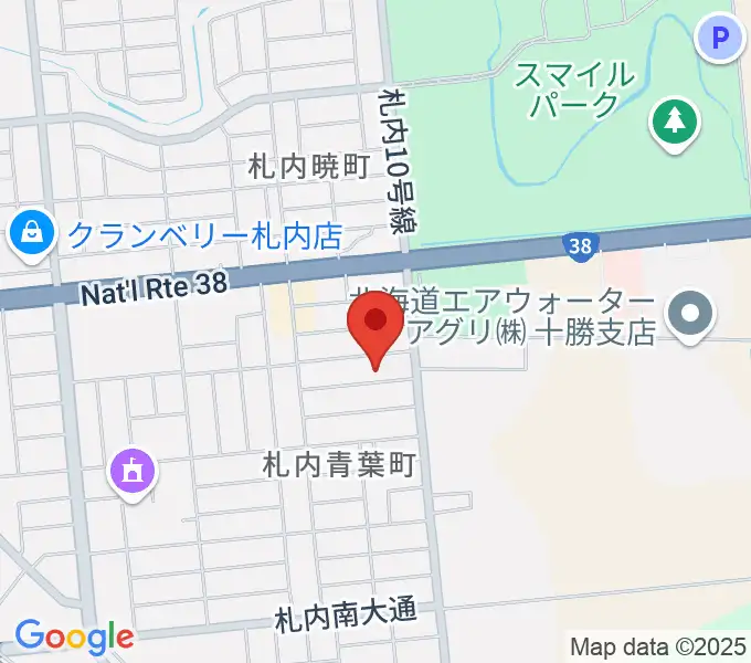 もうり音楽教室の地図
