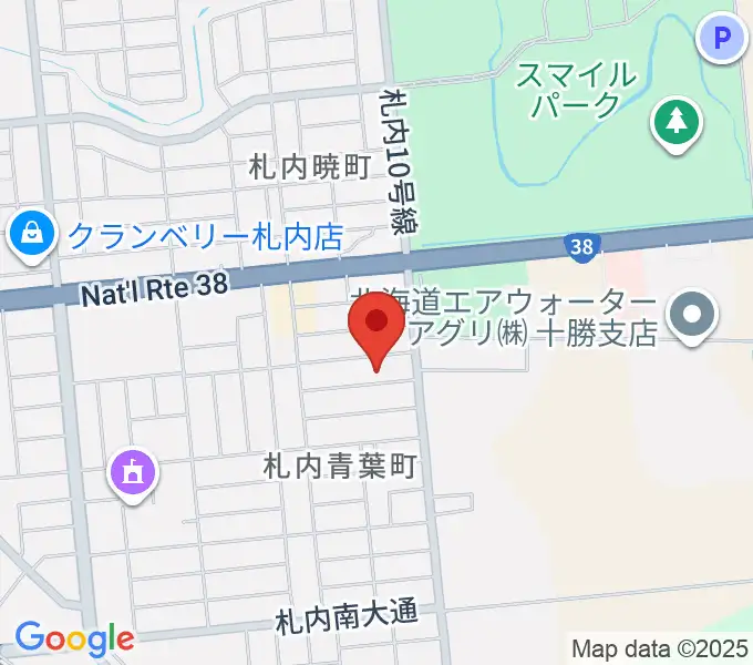 もうり音楽教室の地図