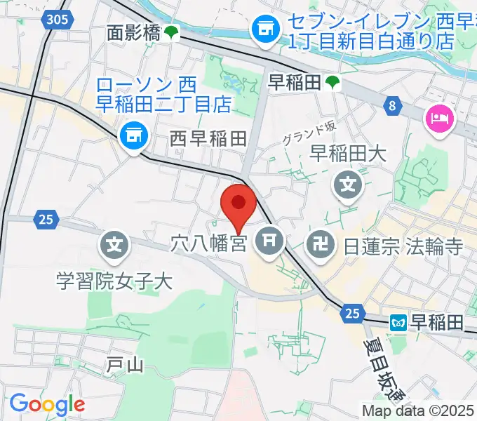 アバコスタジオの地図