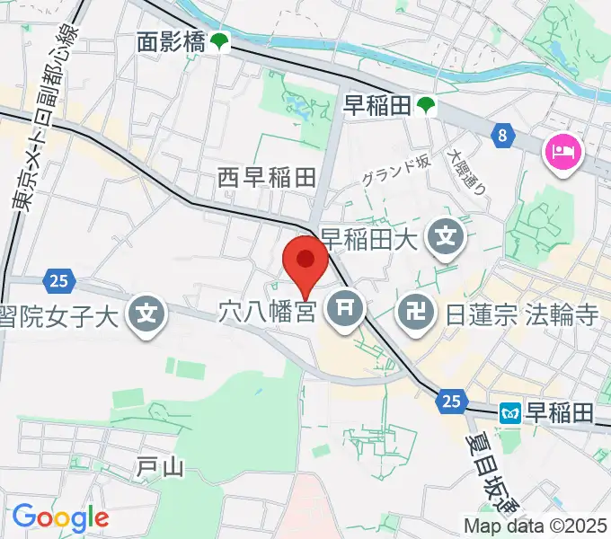 アバコスタジオの地図