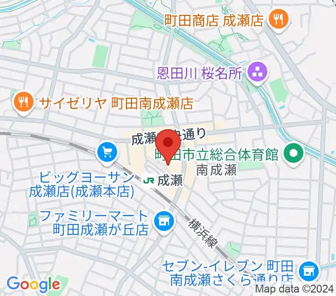 スタジオSOPIC 町田市JR成瀬駅前店の地図