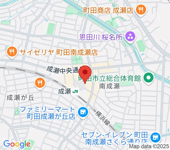 スタジオSOPIC 町田市JR成瀬駅前店の地図