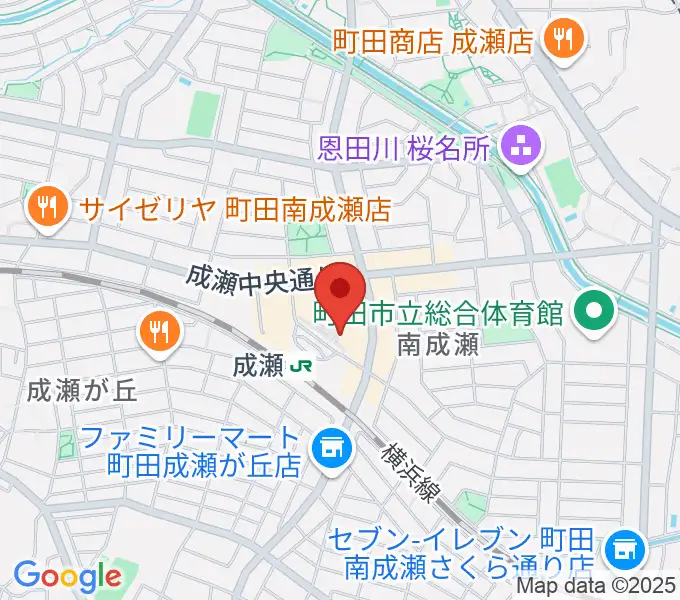 スタジオSOPIC 町田市JR成瀬駅前店の地図