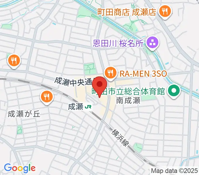 スタジオSOPIC 町田市JR成瀬駅前店の地図