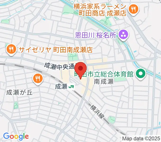 スタジオSOPIC 町田市JR成瀬駅前店の地図