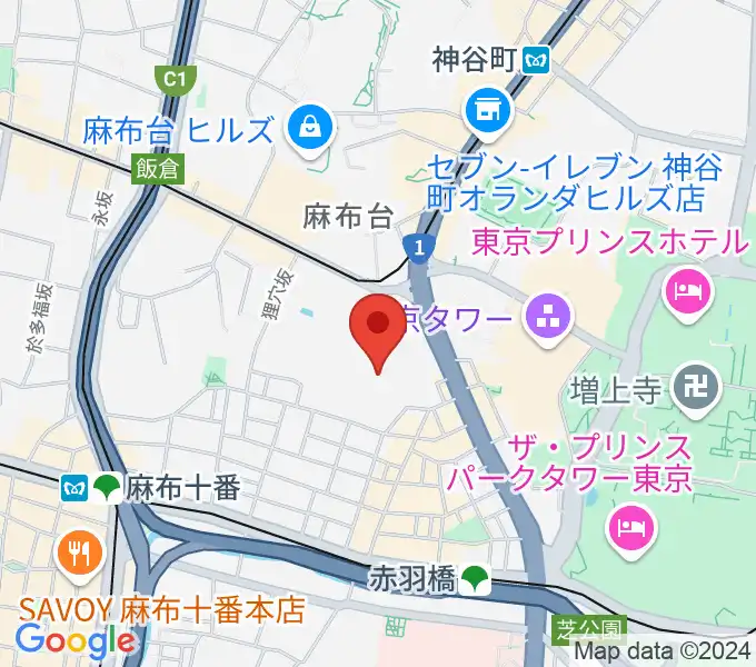 SoundCity サウンドシティの地図