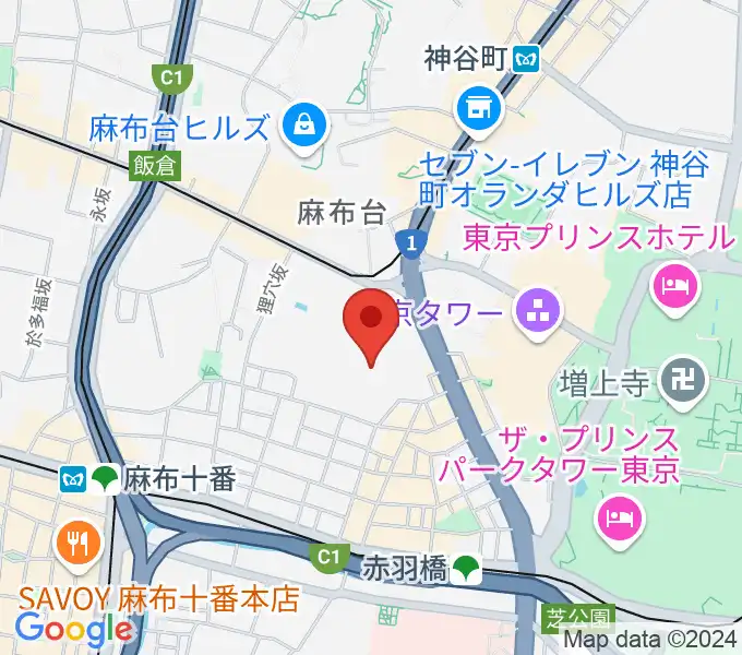 SoundCity サウンドシティの地図