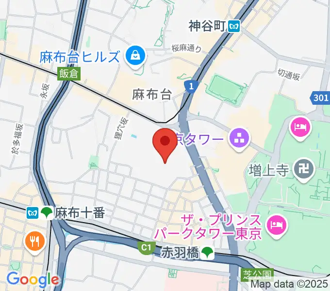 SoundCity サウンドシティの地図