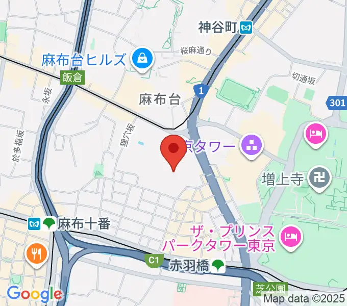 SoundCity サウンドシティの地図