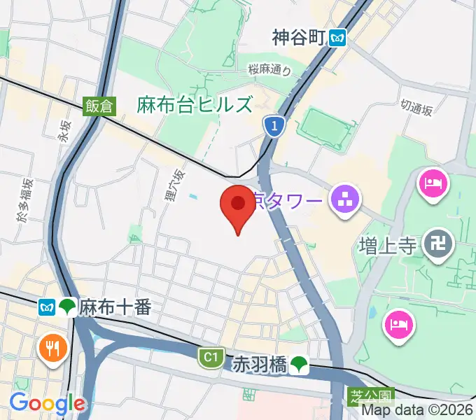 SoundCity サウンドシティの地図