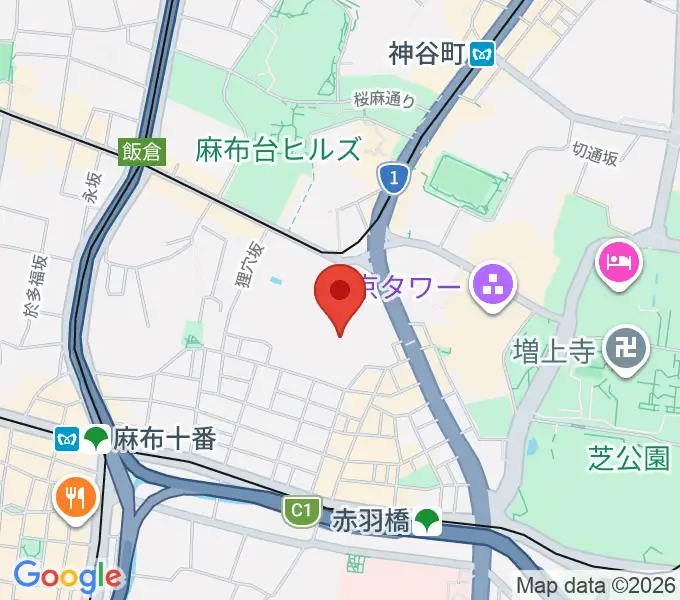 SoundCity サウンドシティの地図