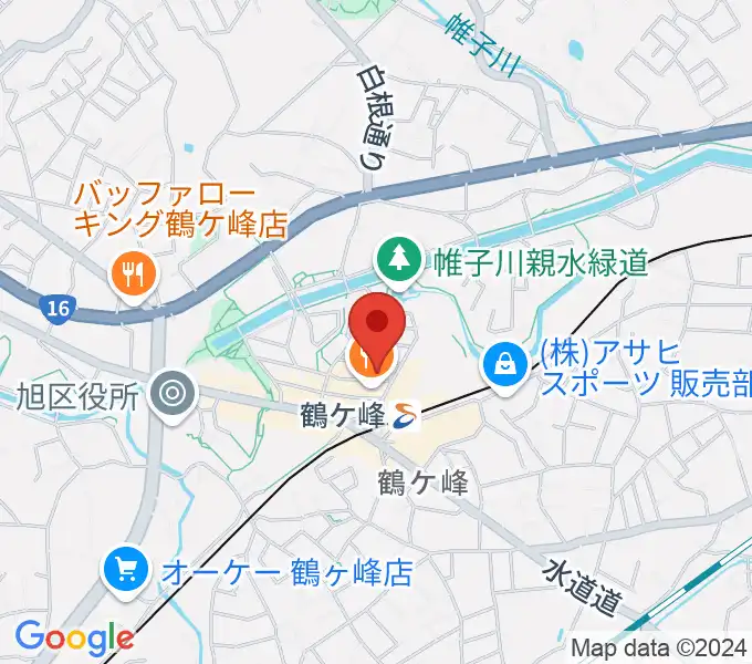 鶴ヶ峰センター ヤマハミュージックの地図