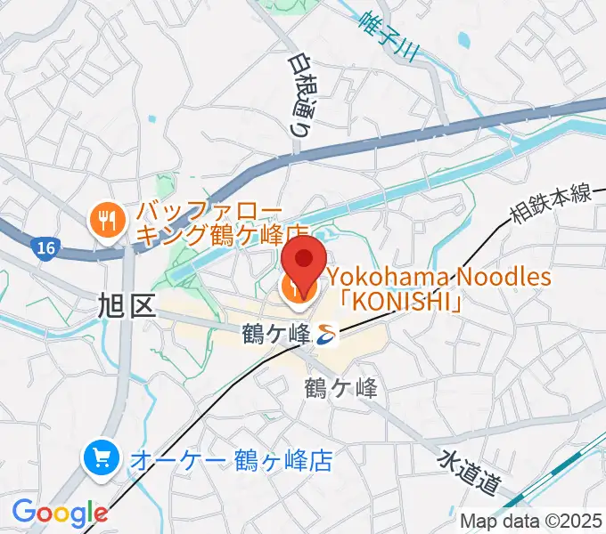 鶴ヶ峰センター ヤマハミュージックの地図