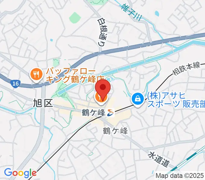 鶴ヶ峰センター ヤマハミュージックの地図