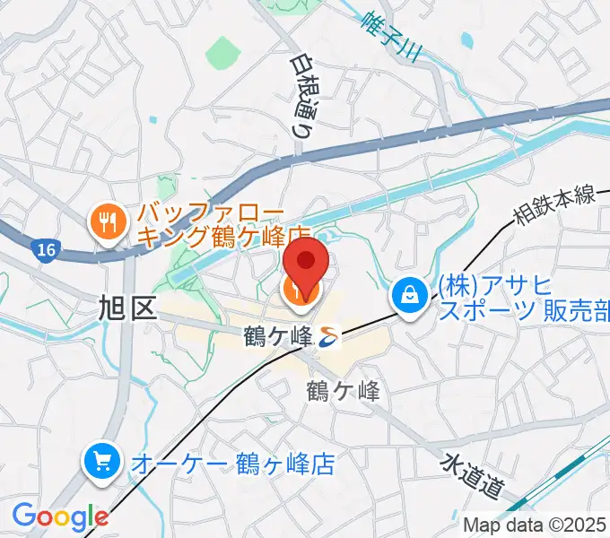 鶴ヶ峰センター ヤマハミュージックの地図