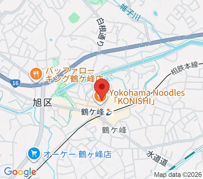 鶴ヶ峰センター ヤマハミュージックの地図