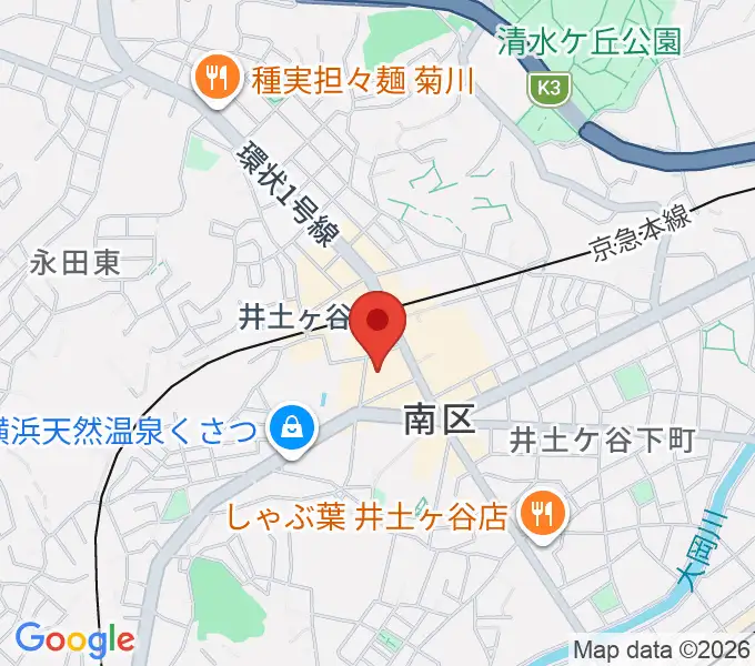 井土ヶ谷センター ヤマハミュージックの地図