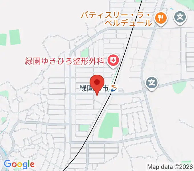 緑園都市センター ヤマハミュージックの地図