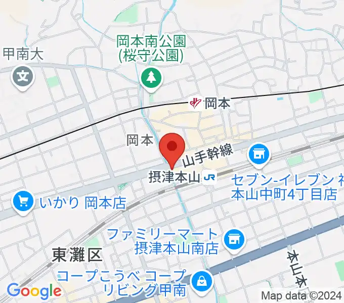 B-Westの地図