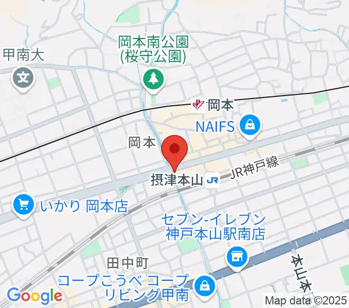B-Westの地図