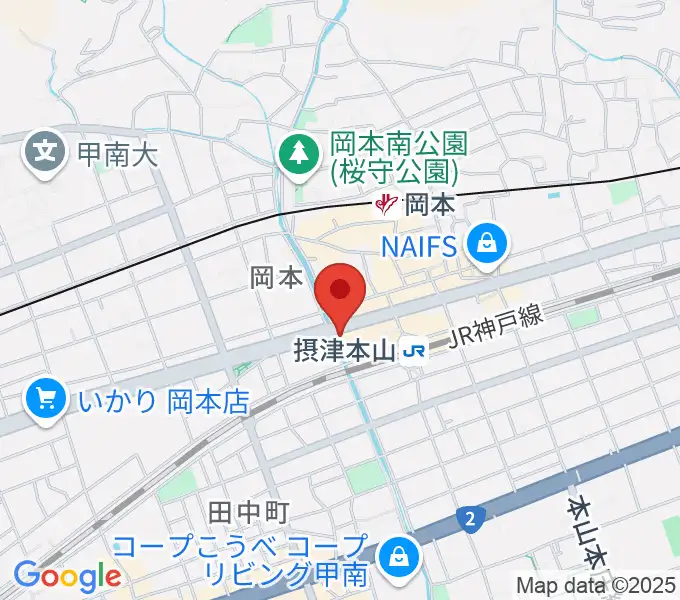B-Westの地図