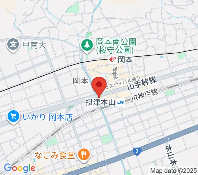 B-Westの地図