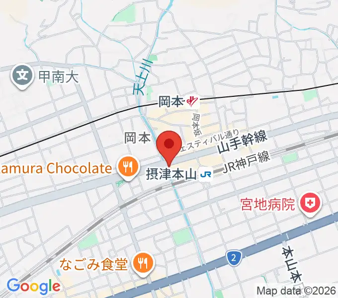 B-Westの地図