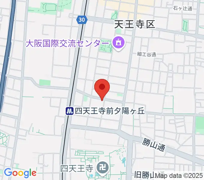 プライウッドスタジオ ドラム教室の地図