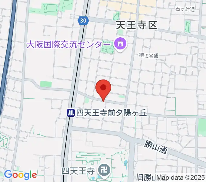 プライウッドスタジオの地図