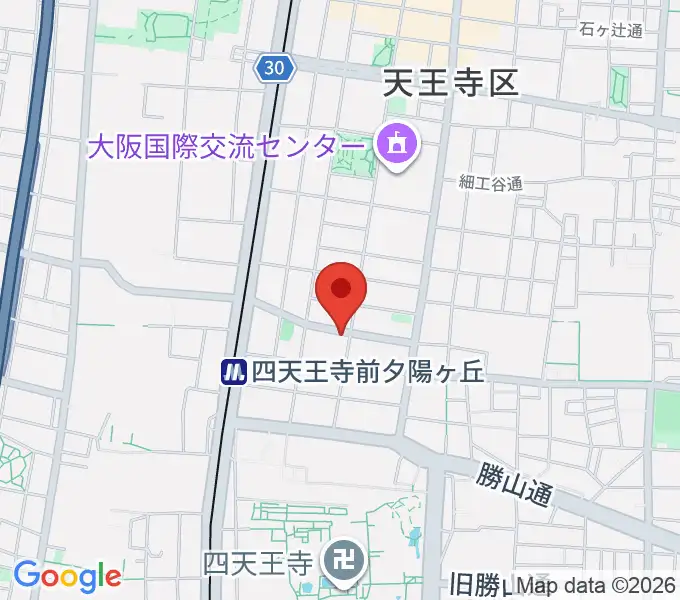 プライウッドスタジオの地図