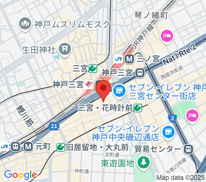 Qsicの地図
