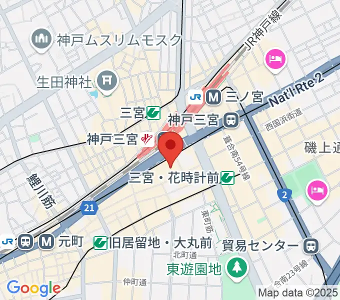 Qsicの地図