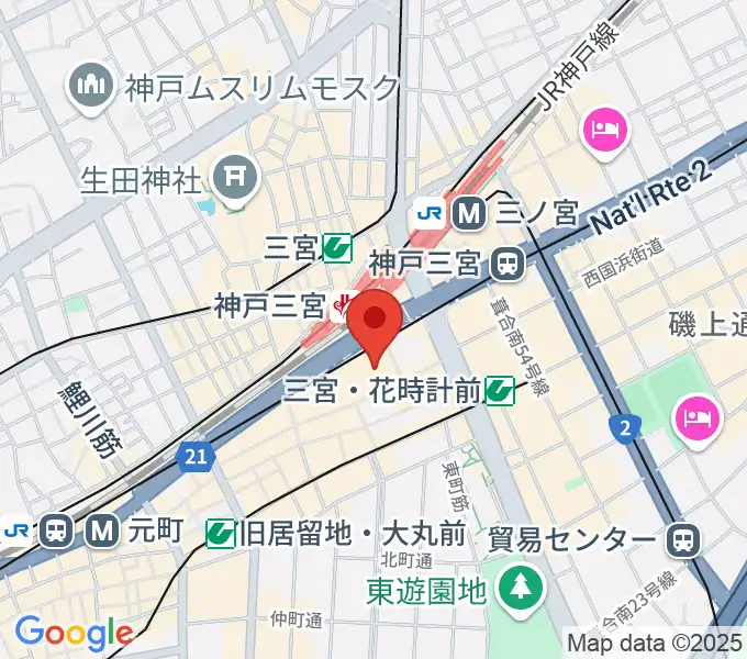 Qsicの地図