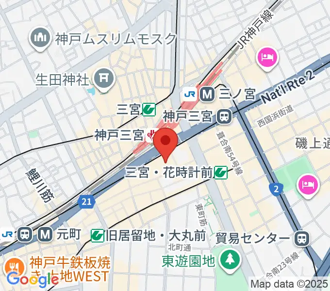 Qsicの地図