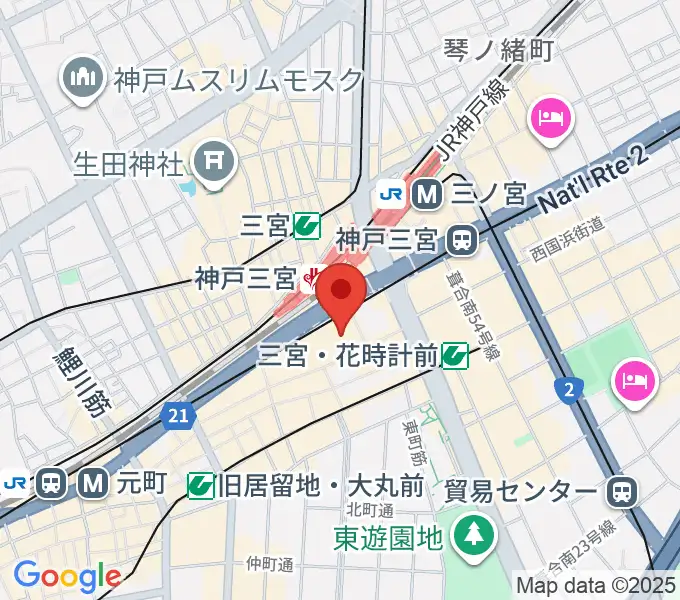 Qsicの地図