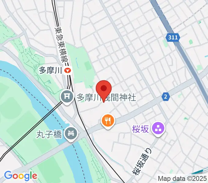 Bottom's Up Guitarsの地図