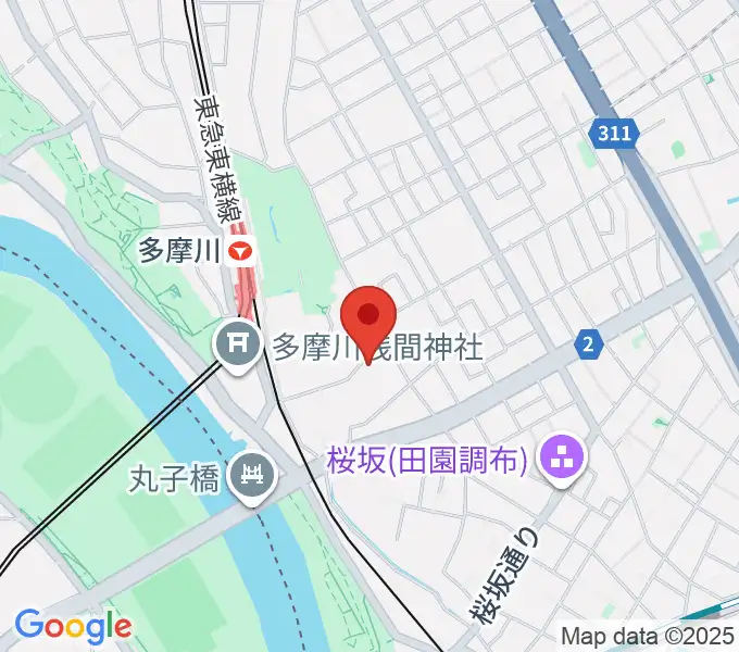 Bottom's Up Guitarsの地図