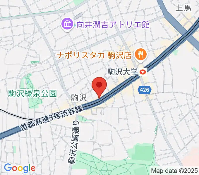 なかもり音楽教室の地図