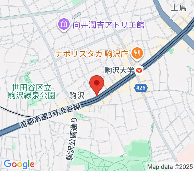 なかもり音楽教室の地図