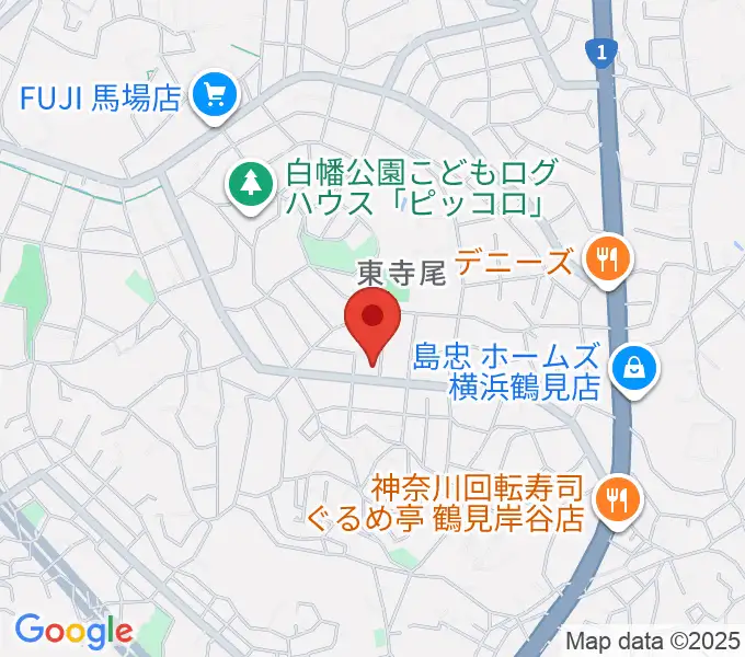 東寺尾センター ヤマハミュージックの地図